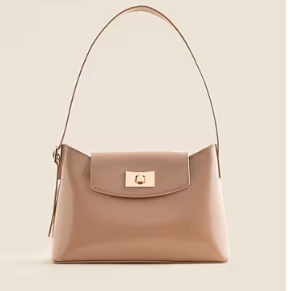 J.Crew Edie shoulder bag in Italian leather NWT